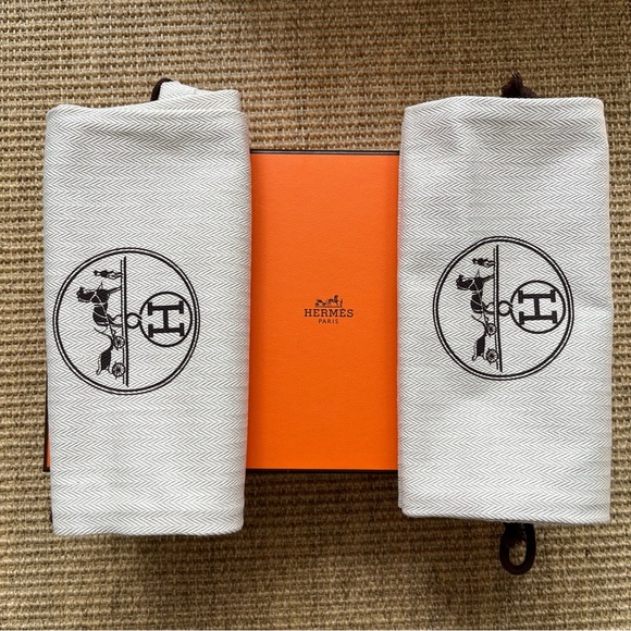 NWT HERMÈS Oasis Sandals Shaved Mink Smoked Grey Size 38 - Picture 8 of 8